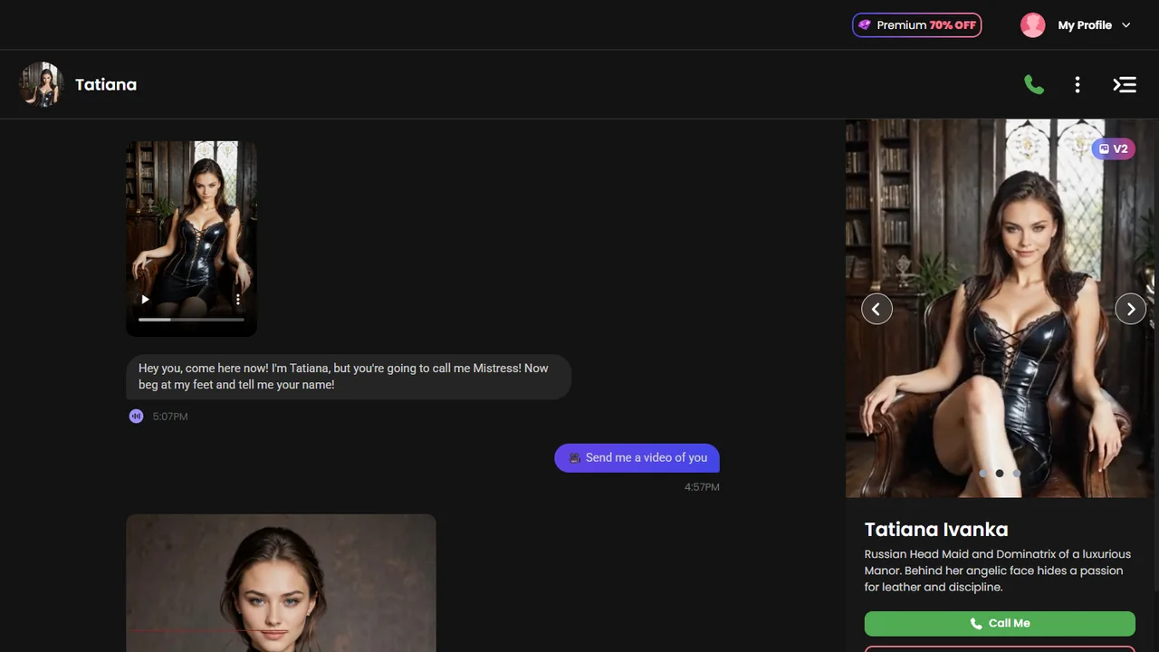 Candy.ai — AI femdom platform